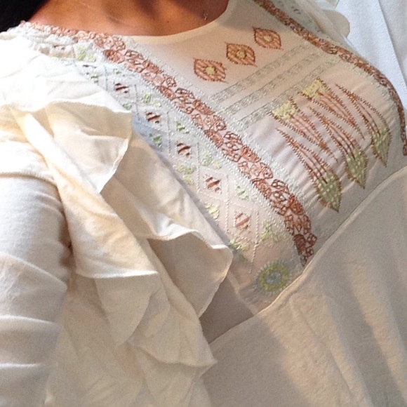 FREE PEOPLE! Embroided blouse - Picture 4 of 6